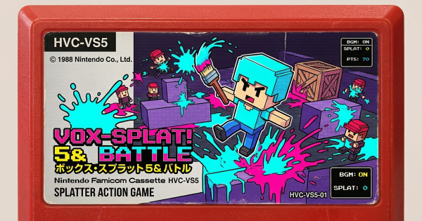 ファミコン風スプラッシュ｜昭和なスプラトゥーン風ゲーム プレビュー