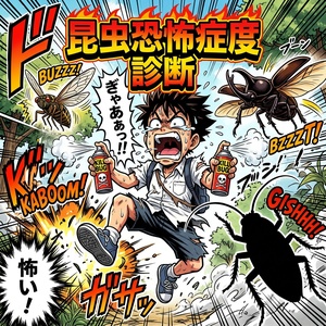 昆虫恐怖症（エントモフォビア）度診断