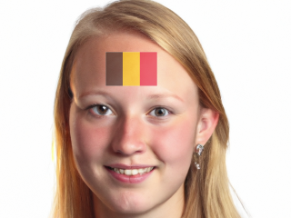 AR National Flag Body Paint(Belgium)