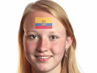 AR National Flag Body Paint(Ecuador)