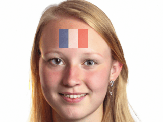 AR National Flag Body Paint(France)