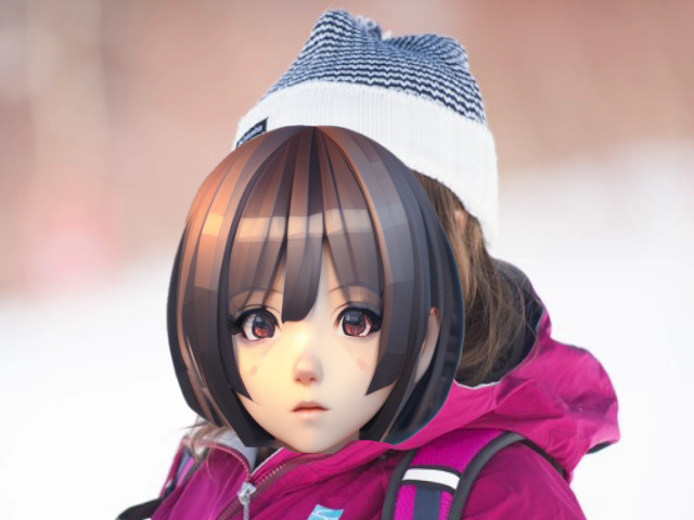 AR Face Filter(anime girl)